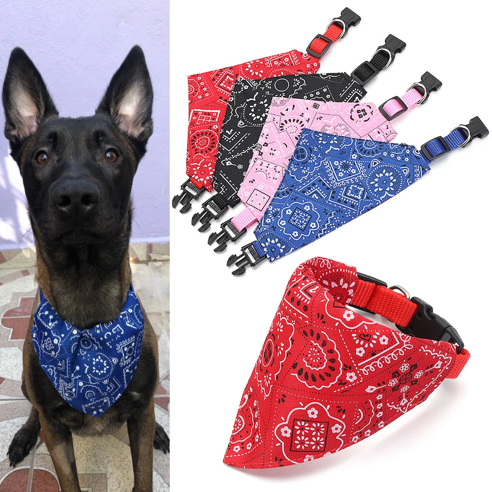 Adjustable Pet Bandana Collar