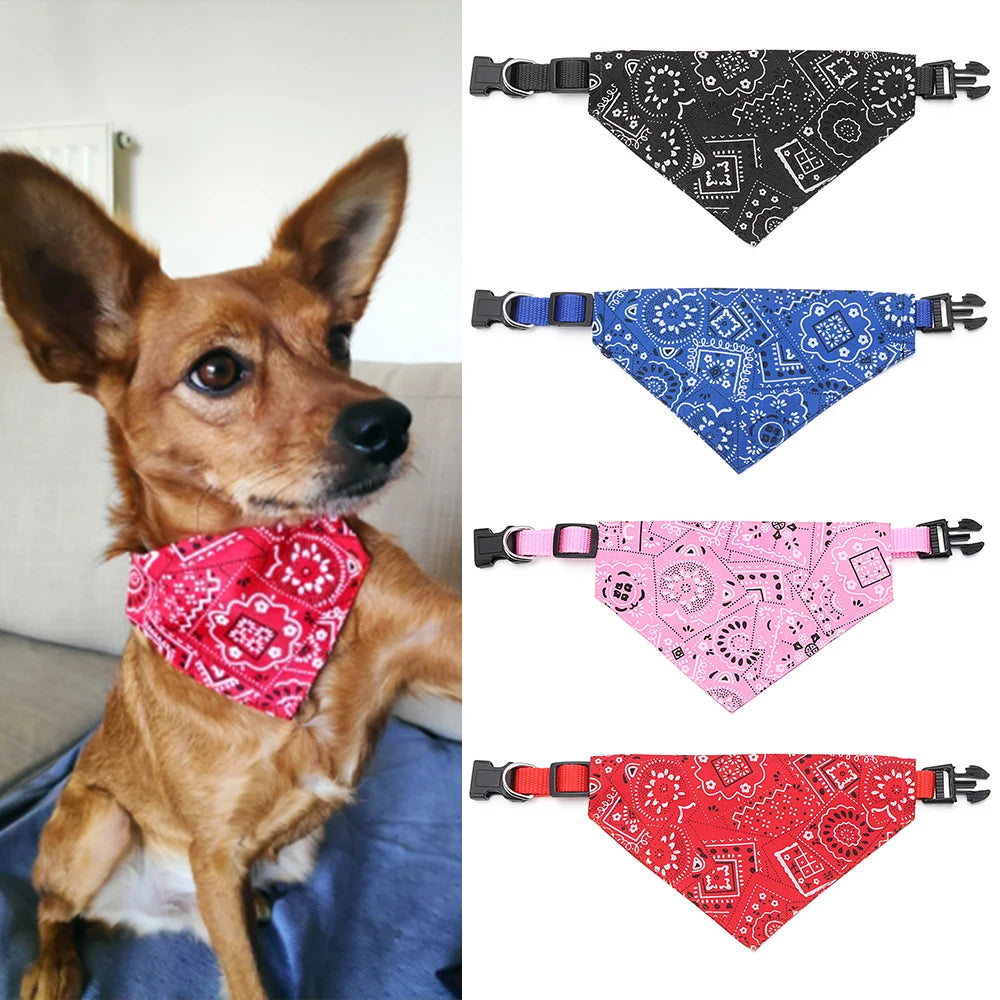 Adjustable Pet Bandana Collar
