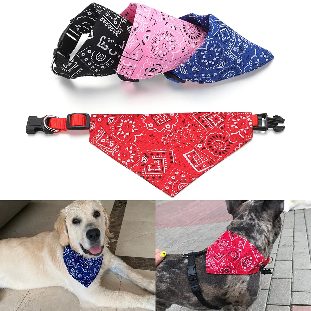 Adjustable Pet Bandana Collar