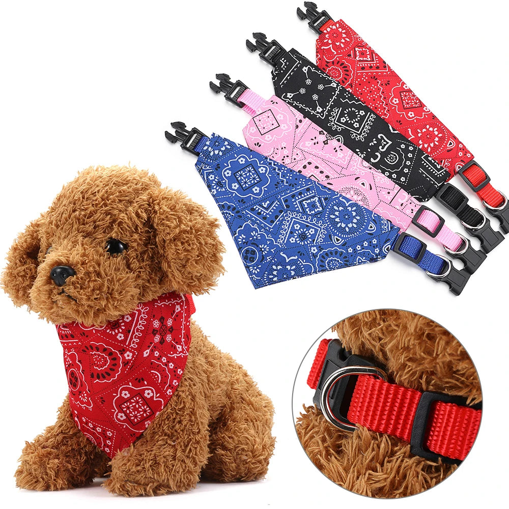 Adjustable Pet Bandana Collar