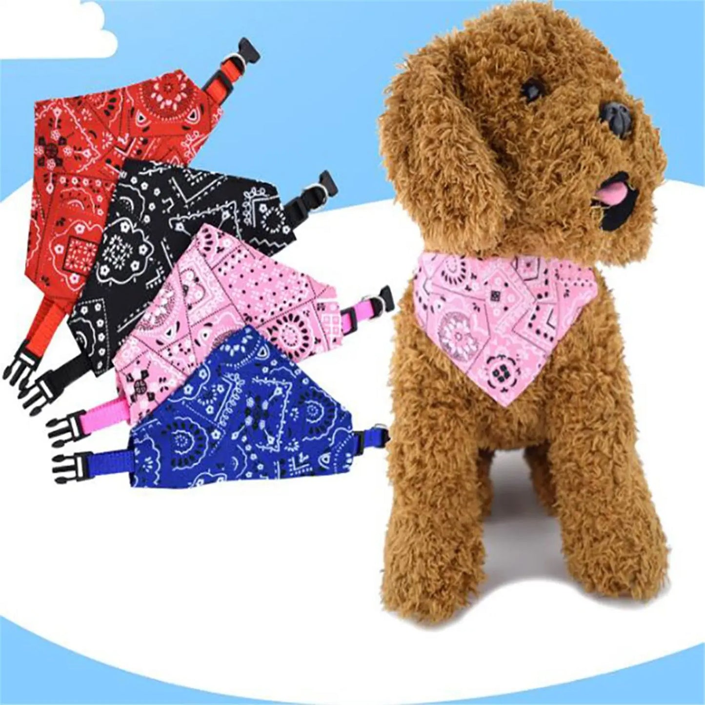Adjustable Pet Bandana Collar