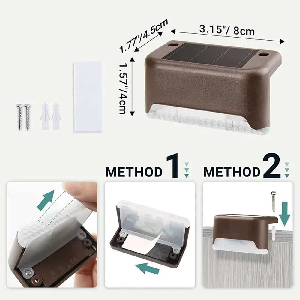 LED Solar Ledge Light