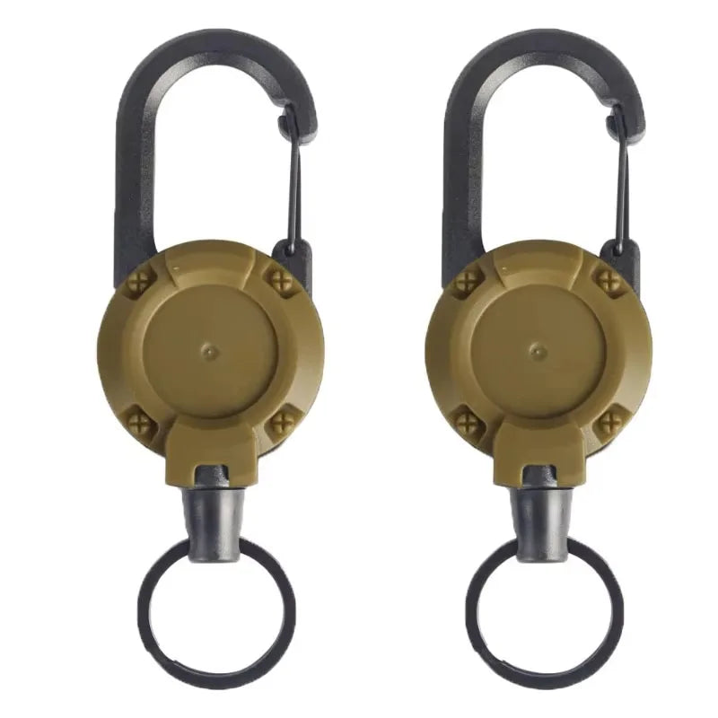 Outdoor Automatic Retractable Wire Rope Carabiner