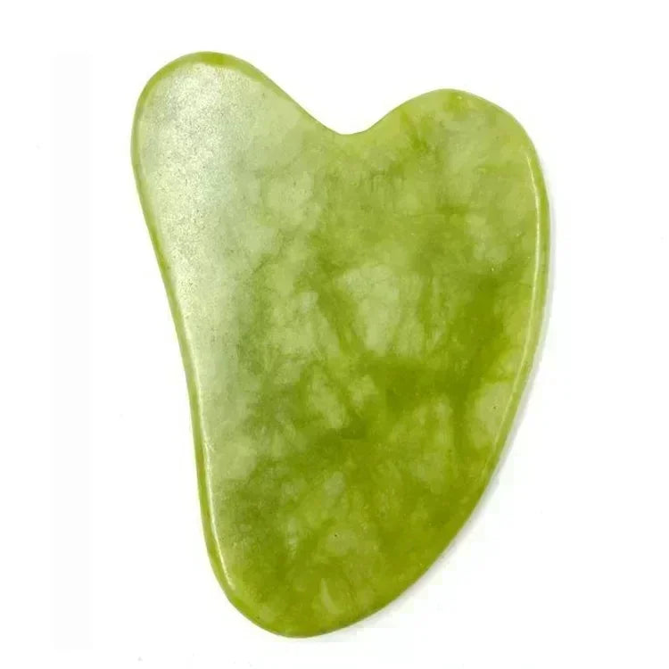 Natural Jade Roller + Gua Sha Natural Stone
