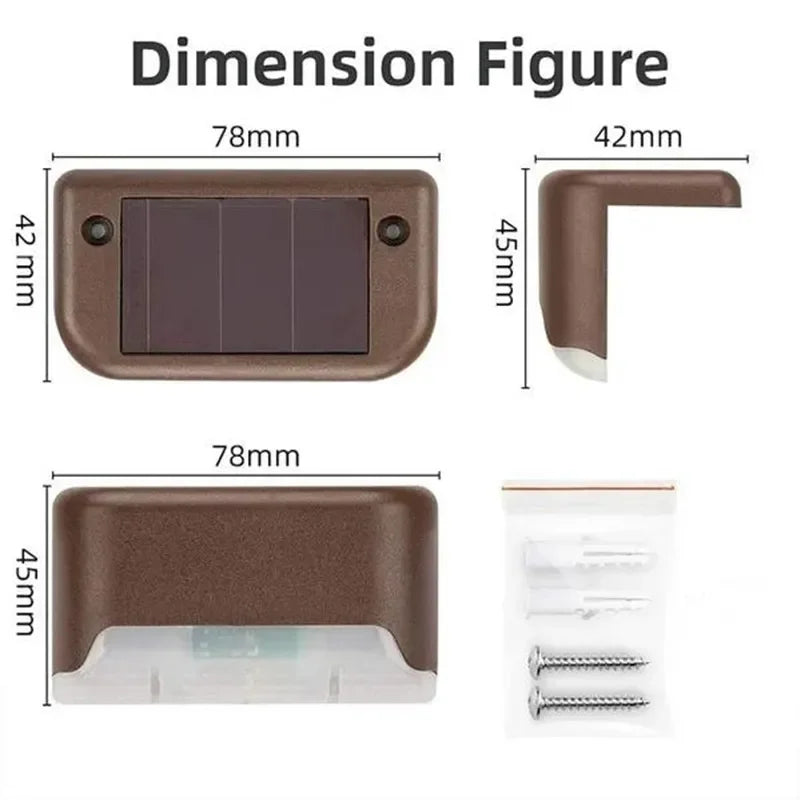 LED Solar Ledge Light