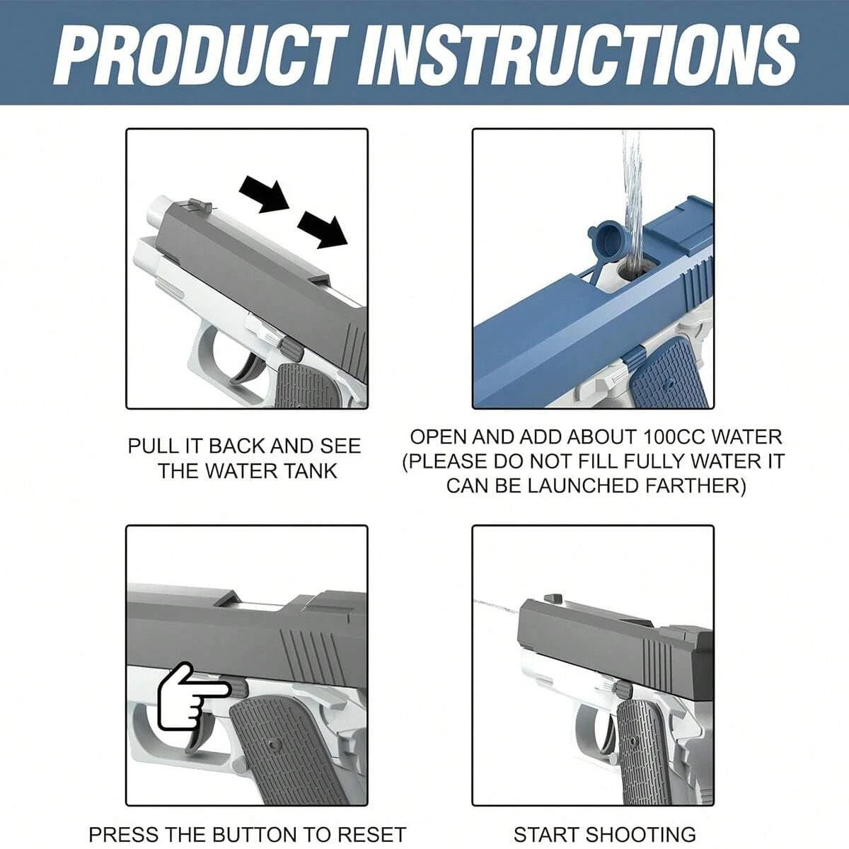 Water Blaster Pistol