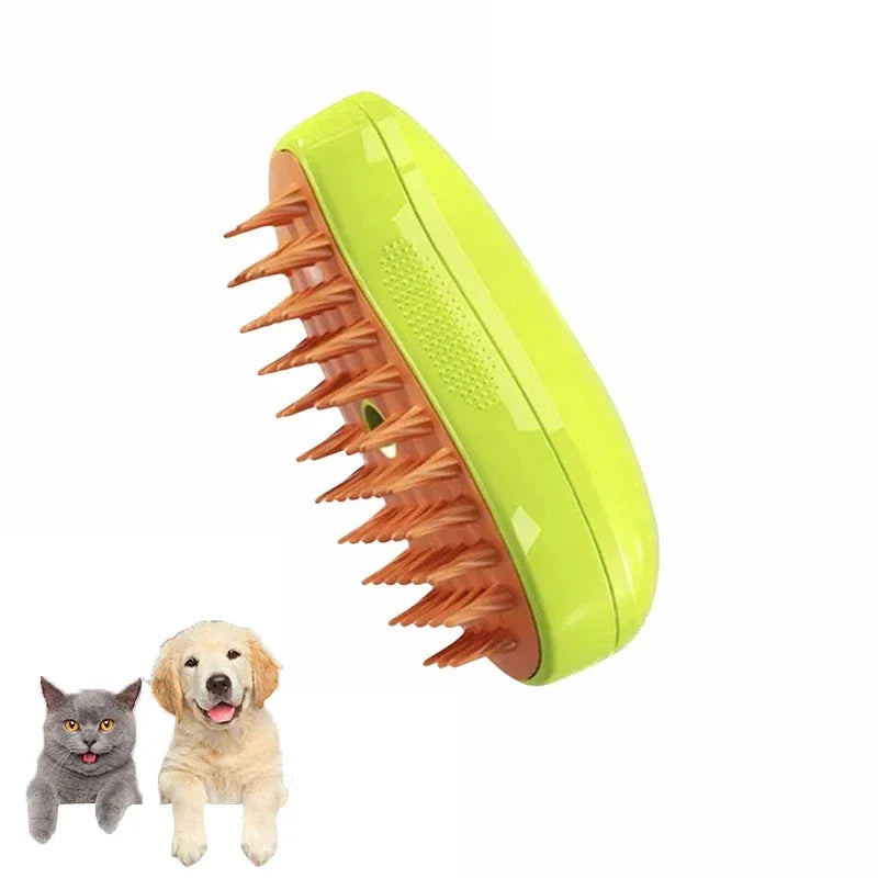 3 in 1 Pet Grooming Steam Brush