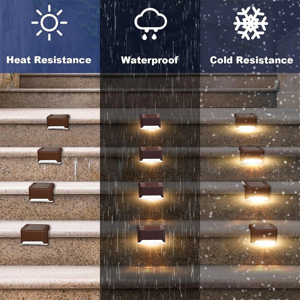 LED Solar Ledge Light