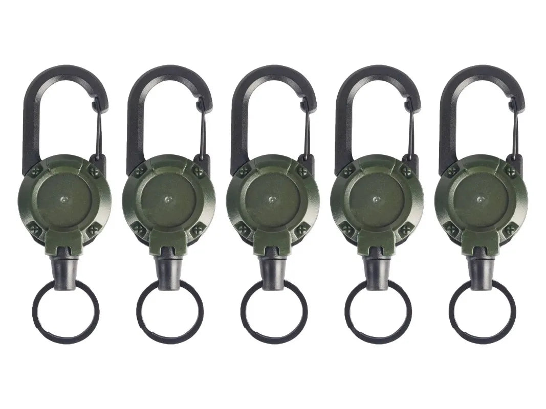 Outdoor Automatic Retractable Wire Rope Carabiner