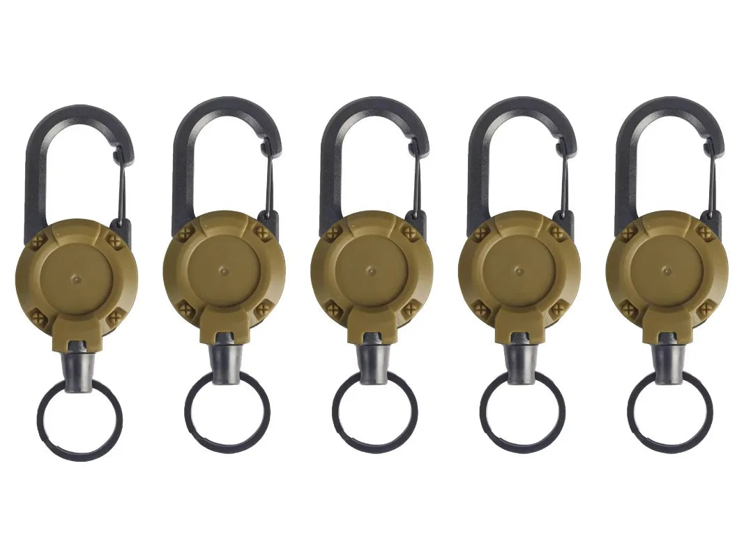 Outdoor Automatic Retractable Wire Rope Carabiner