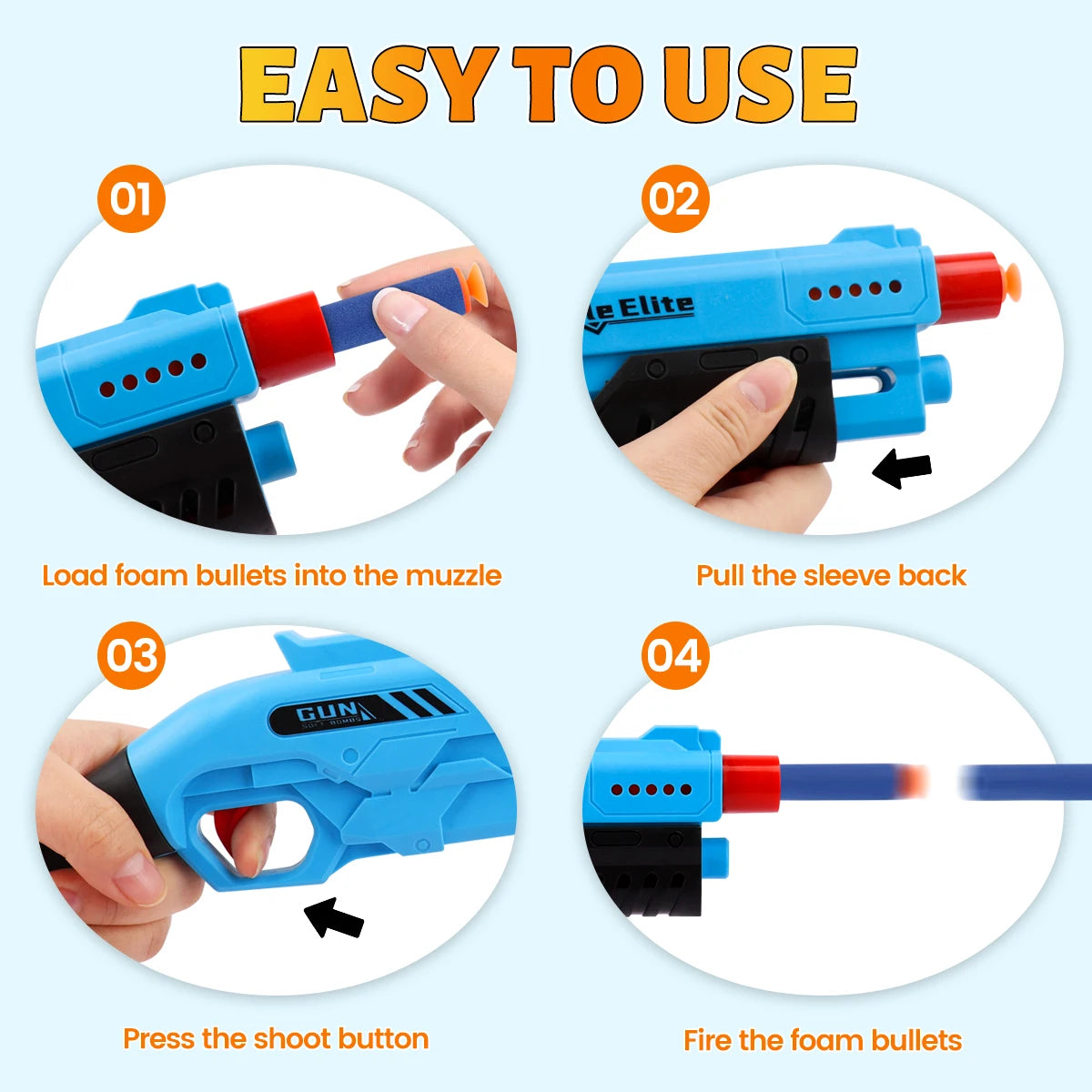 Outdoor Kids Soft Bullet Blaster