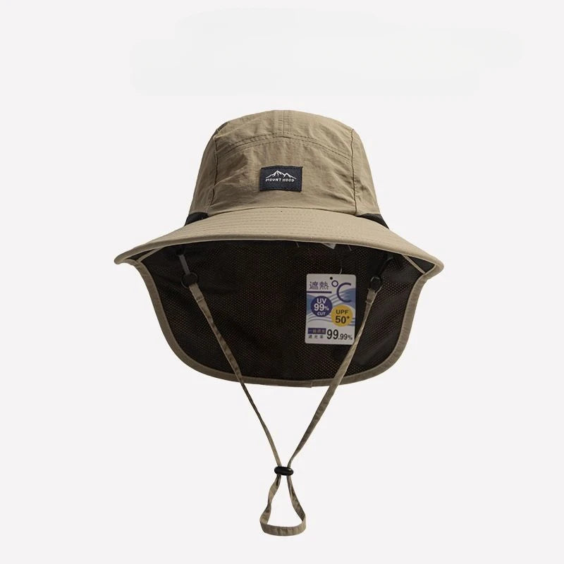 Unisex Summer Wide Brim Waterproof and Quick-drying Hat