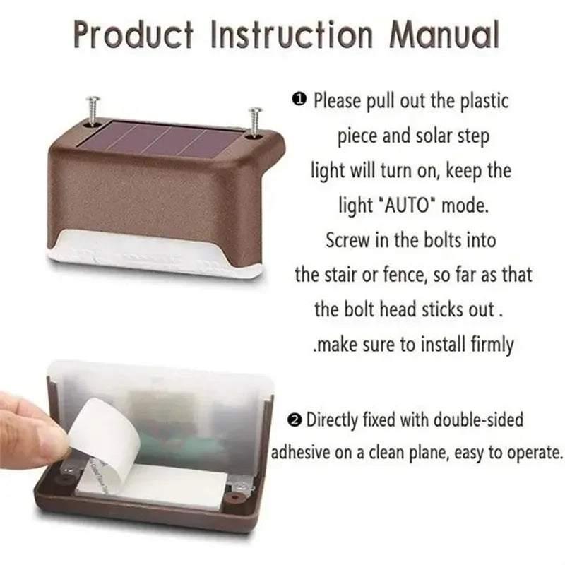 LED Solar Ledge Light