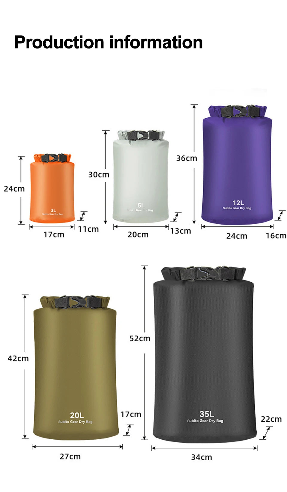 Waterproof Dry Sack Bag