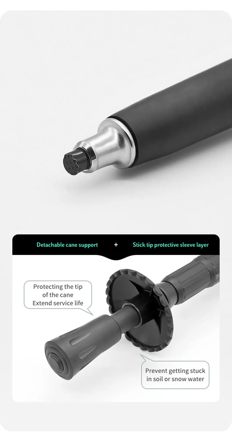 Aluminium Alloy Telescopic Hiking Pole