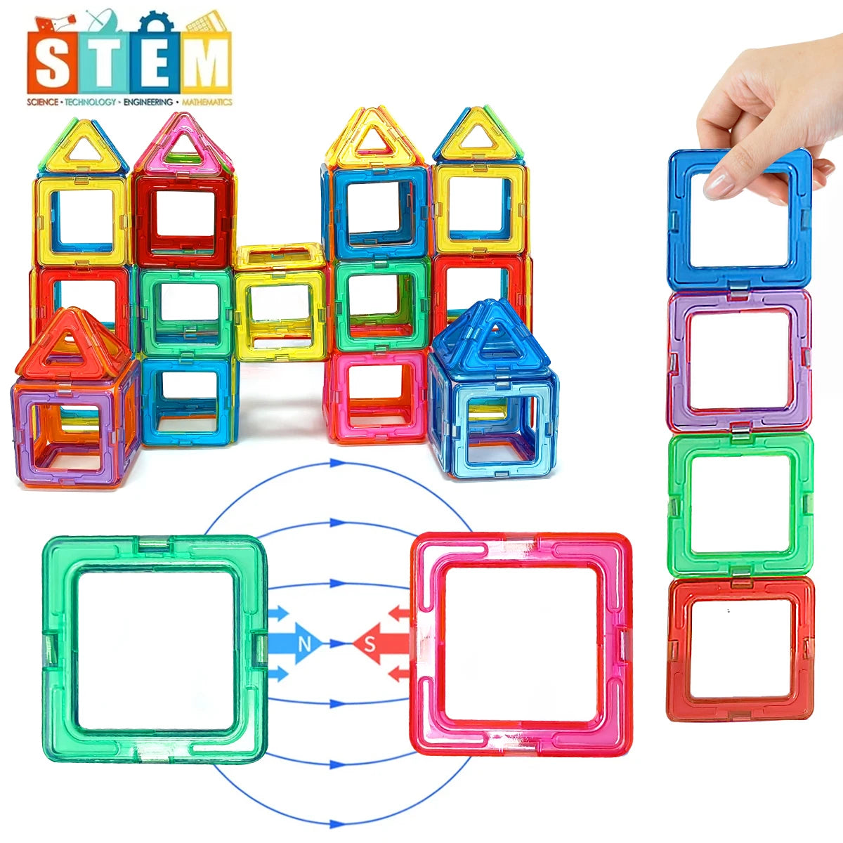 Magnetic Building Tiles