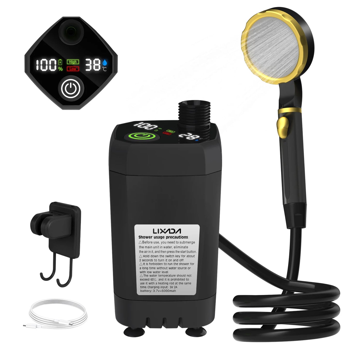 Smart Camping Shower Pump