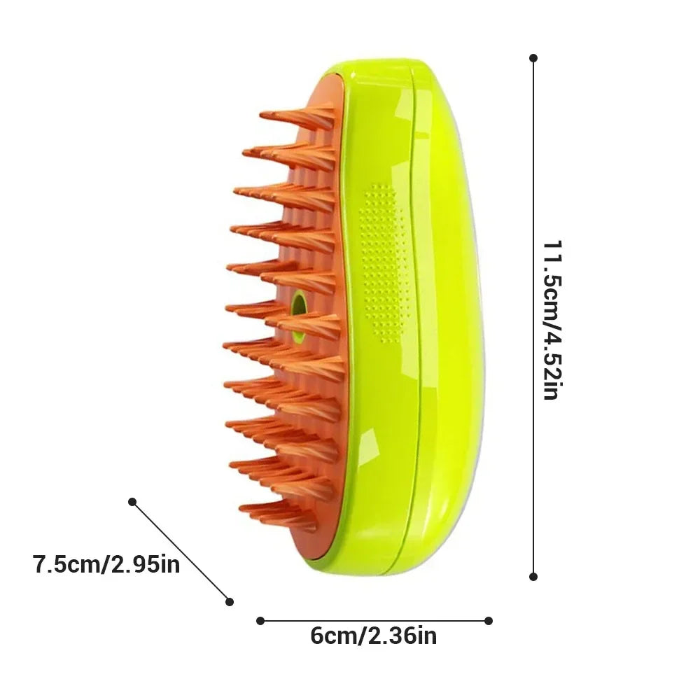 3 in 1 Pet Grooming Steam Brush