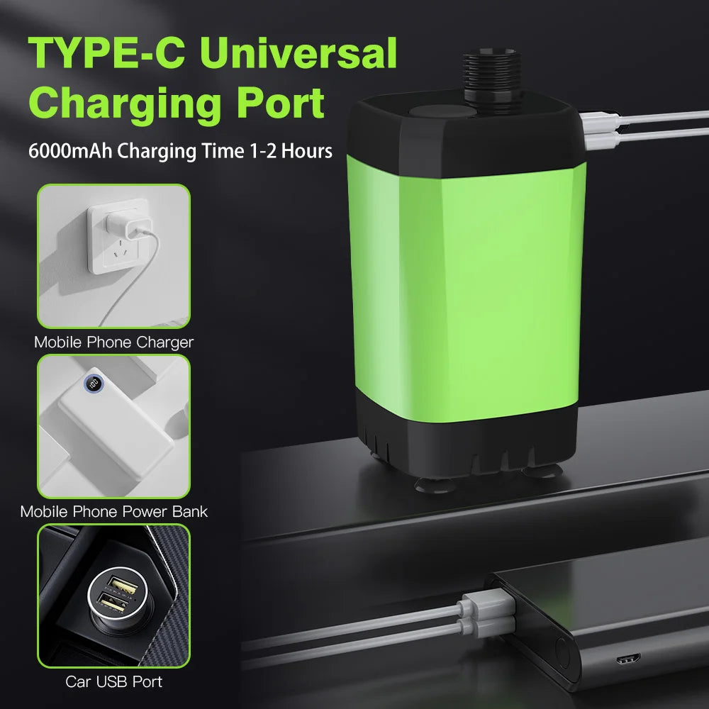 Smart Camping Shower Pump