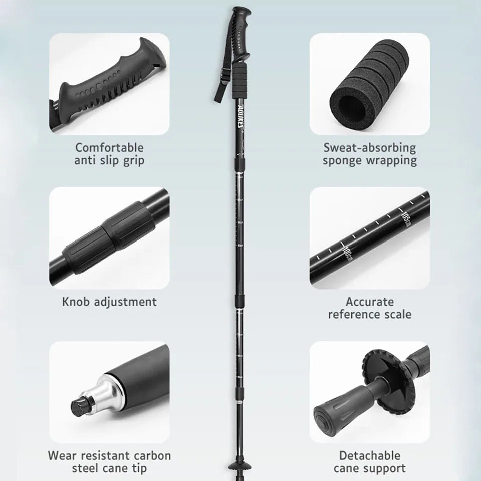 Aluminium Alloy Telescopic Hiking Pole