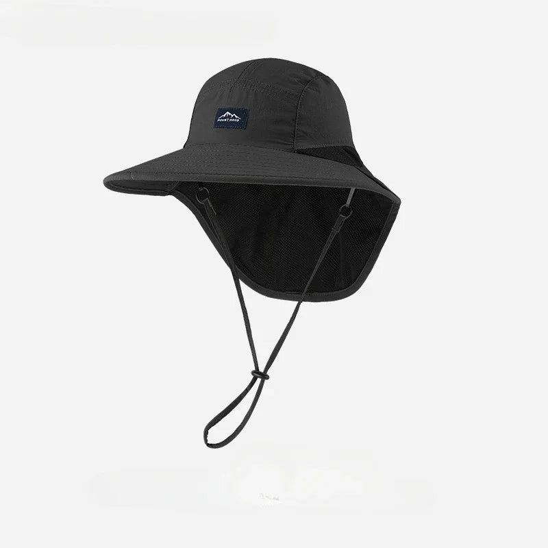 Unisex Summer Wide Brim Waterproof and Quick-drying Hat