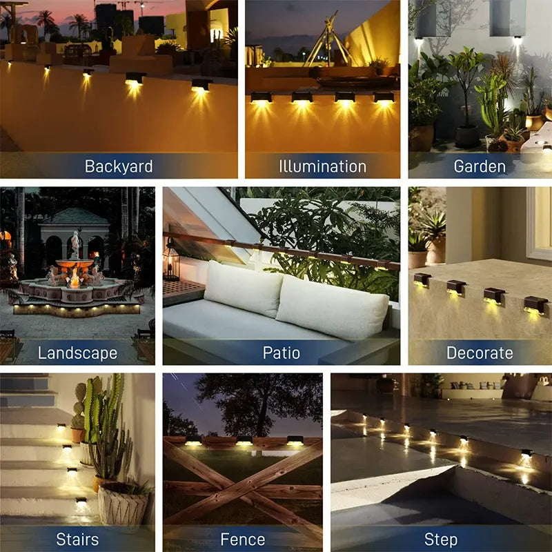LED Solar Ledge Light