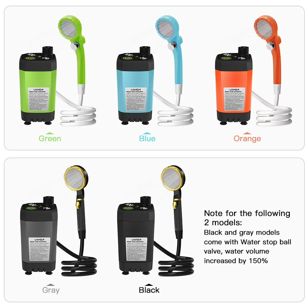 Smart Camping Shower Pump