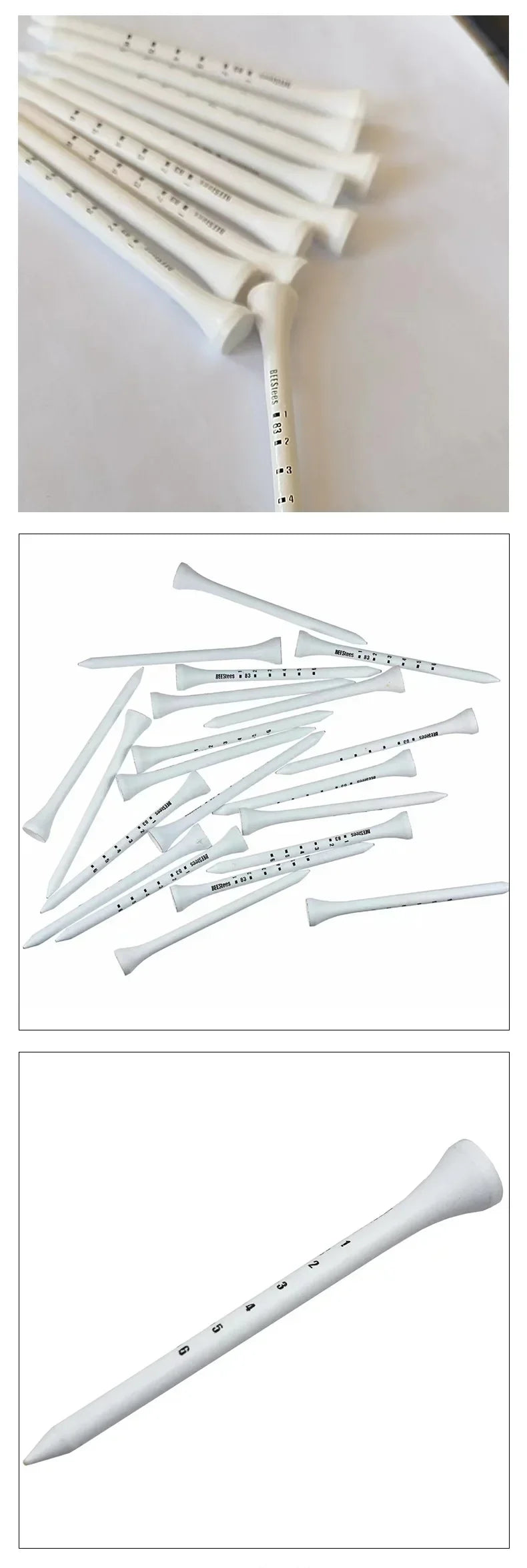 50pcs Durable Wooden Golf Tees