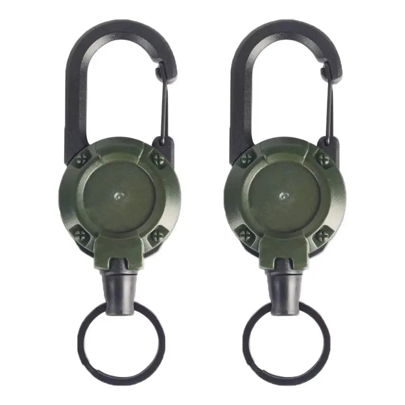 Outdoor Automatic Retractable Wire Rope Carabiner