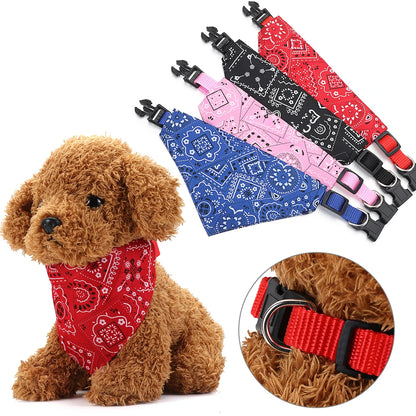 Adjustable Pet Bandana Collar