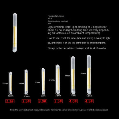 50/100PCS Firefly Fluorescent Rod Light