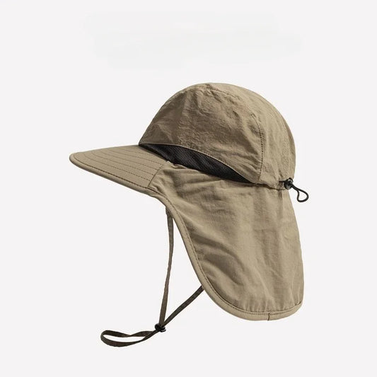 Unisex Summer Wide Brim Waterproof and Quick-drying Hat