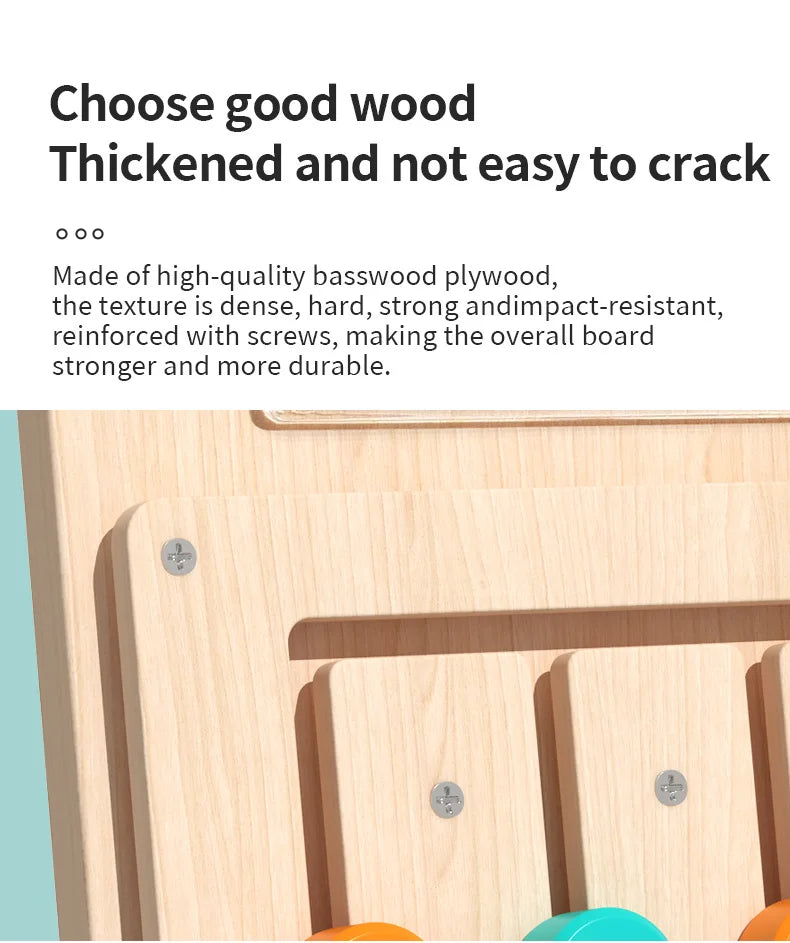Wooden Colour Matching Cognition Game Board