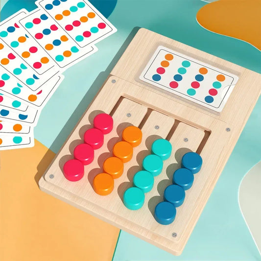 Wooden Colour Matching Cognition Game Board