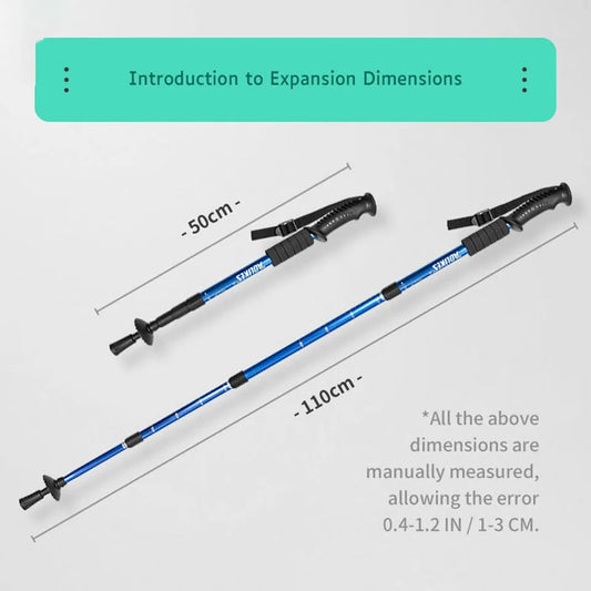 Aluminium Alloy Telescopic Hiking Pole