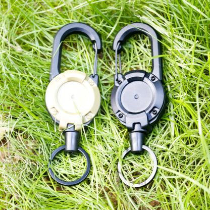 Outdoor Automatic Retractable Wire Rope Carabiner