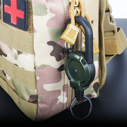 Outdoor Automatic Retractable Wire Rope Carabiner