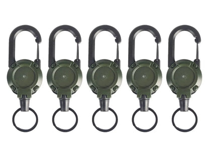 Outdoor Automatic Retractable Wire Rope Carabiner