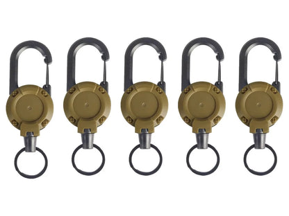 Outdoor Automatic Retractable Wire Rope Carabiner