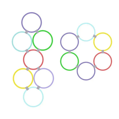 Outdoor Kids Jump Ring Set Game