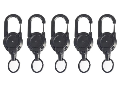 Outdoor Automatic Retractable Wire Rope Carabiner