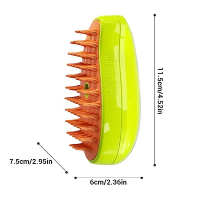 3 in 1 Pet Grooming Steam Brush
