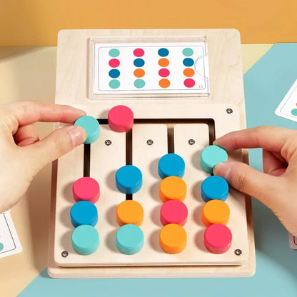 Wooden Colour Matching Cognition Game Board
