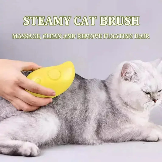 3 in 1 Pet Grooming Steam Brush
