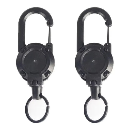 Outdoor Automatic Retractable Wire Rope Carabiner