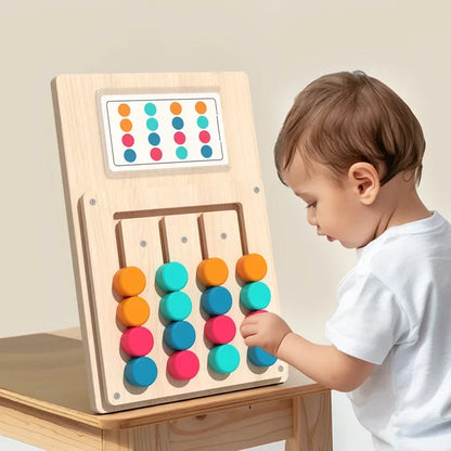 Wooden Colour Matching Cognition Game Board