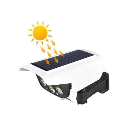 LED Motion Sensor Solar Light Dummy Security Camera