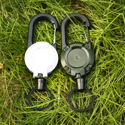Outdoor Automatic Retractable Wire Rope Carabiner