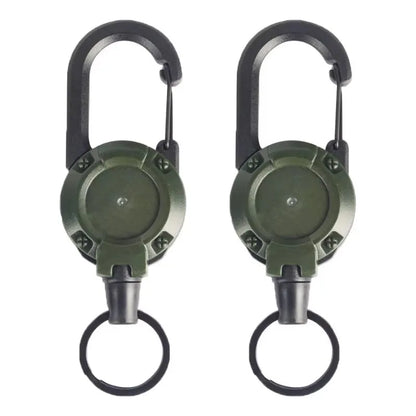 Outdoor Automatic Retractable Wire Rope Carabiner