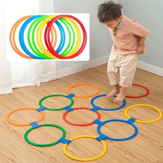 Outdoor Kids Jump Ring Set Game